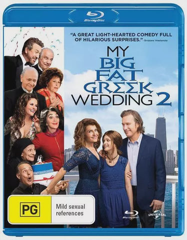 MY BIG FAT GREEK WEDDING 2 - BLURAY NM