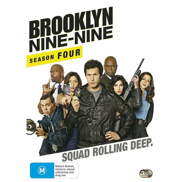 BROOKLYN NINE NINE SEASON FOUR 3DVD VG