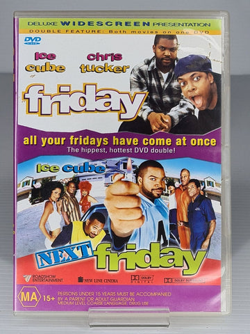 FRIDAY + NEXT FRIDAY-DVD VG