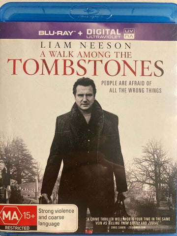 WALK AMONG THE TOMBSTONES BLURAY NM