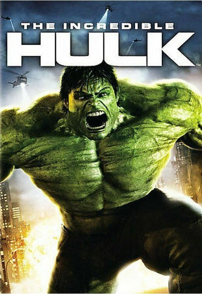 INCREDIBLE HULK THE-DVD VG+