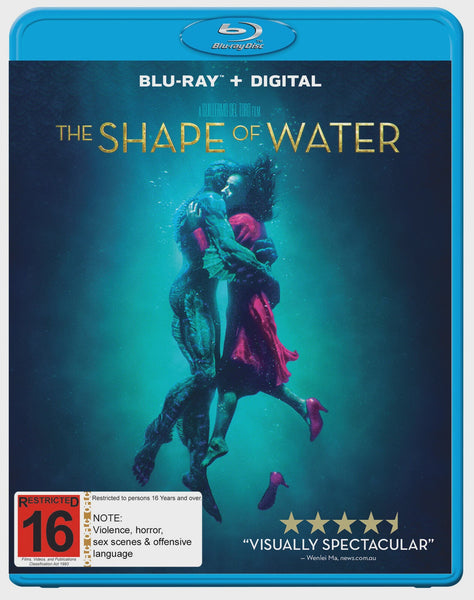 SHAPE OF WATER- BLURAY VG+