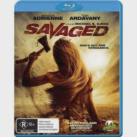 SAVAGED- BLURAY VG