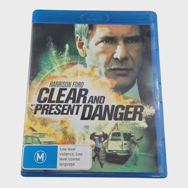 CLEAR AND PRESENT DANGER- BLURAY NM