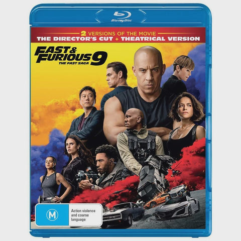 FAST AND FURIOUS 9- BLURAY NM