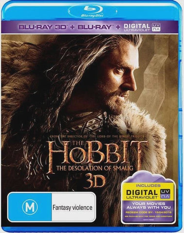 HOBBIT- DESOLATION OF SMAUG 4BLURAY NM
