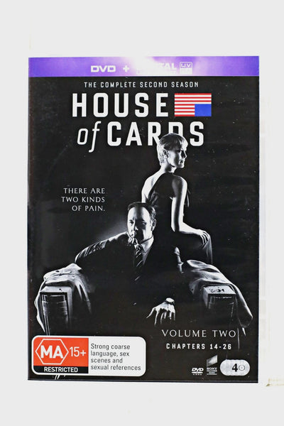 HOUSE OF CARDS- VOLUME 2 4DVD VG
