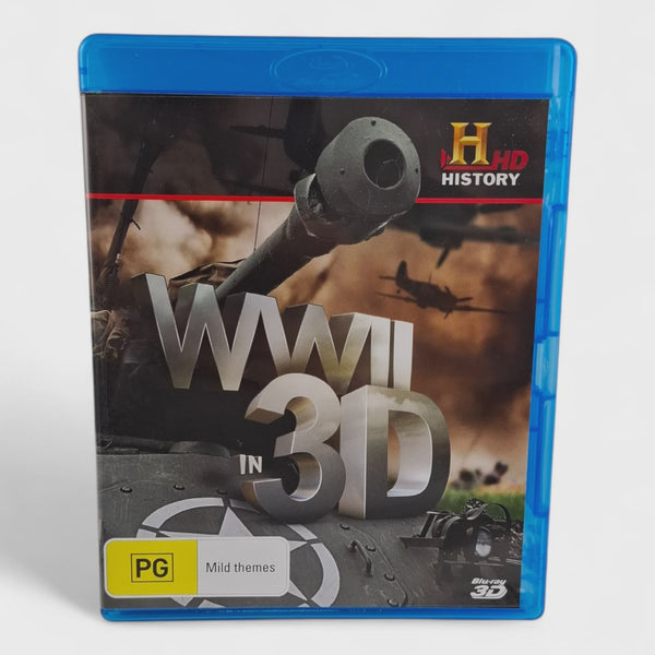 WWII IN 3D- BLURAY VG+