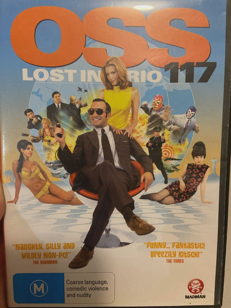 OSS 117 LOST IN RIO- DVD VG+