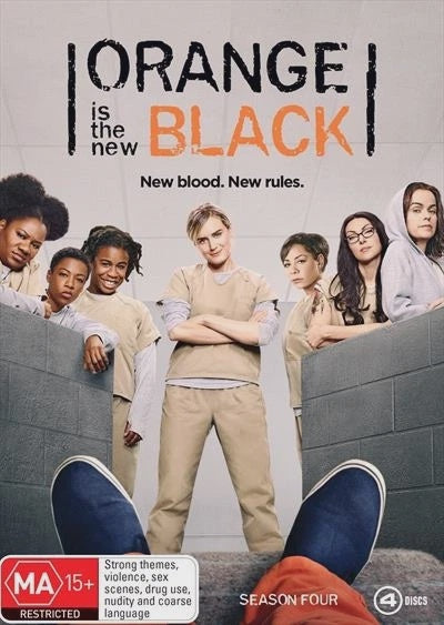 ORANGE IS THE NEW BLACK- SEASON 4 FOUR 4DVD VG