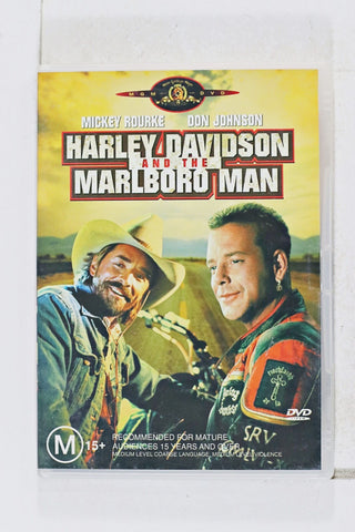 HARLEY DAVIDSON AND THE MARLBORO MAN- DVD NM