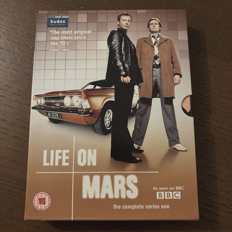 LIFE ON MARS- THE COMPLETE SERIES ONE 4DVD VG+