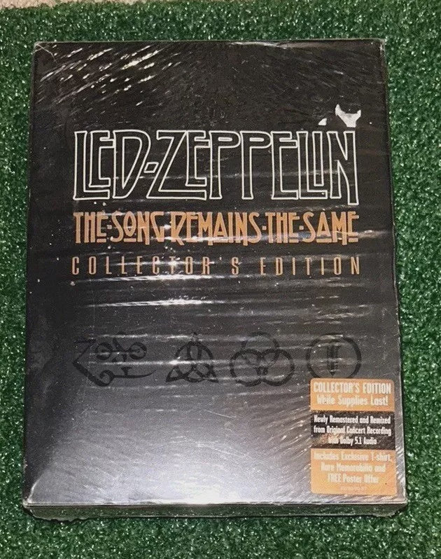 Led Zeppelin Relics LED ZEPPELIN- THE SONG REMAINS THE SAME COLLECTORS EDITION 2DVD + T SH ...