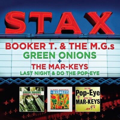BOOKER T. & THE M.G.S & THE MAR-KEYS-GREEN ONIONS + LAST NIGHT & DO THE POP-EYE 2CD VG+