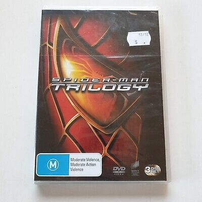 SPIDERMAN TRILOGY 3DVD VG