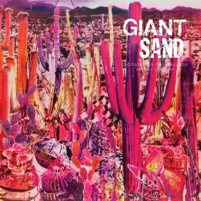 GIANT SAND-RECOUNTING THE BALLADS OF THIN LINE MEN PINK VINYL LP NM COVER VG+