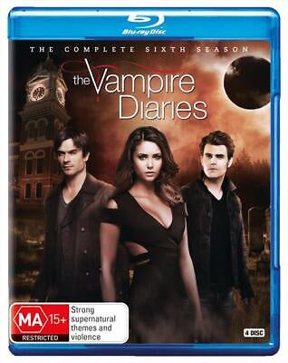 VAMPIRE DIARIES SEASON SIX 4BLURAY VG