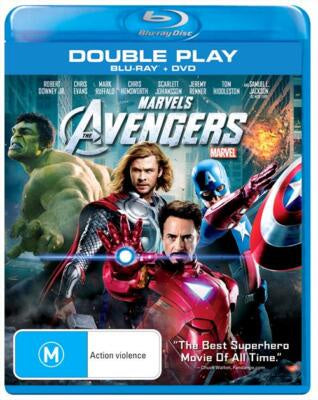 MARVEL'S AVENGERS BLU-RAY + DVD NM