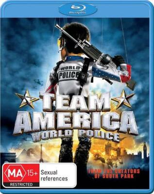 TEAM AMERICA WORLD POLICE BLU-RAY NM