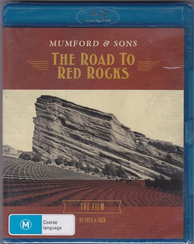 MUMFORD AND SONS- THE ROAD TO RED ROCKS THE FILM BLURAY VG+