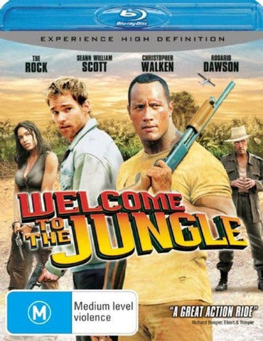 WELCOME TO THE JUNGLE- BLURAY NM