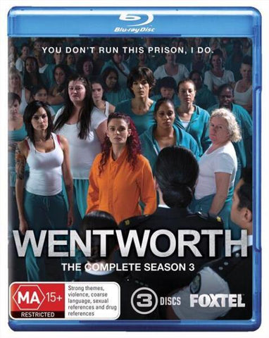 WENTWORTH SEASON THREE 3BLURAY VG+