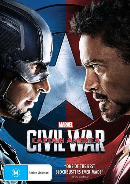 CAPTAIN AMERICA CIVIL WAR DVD VG+