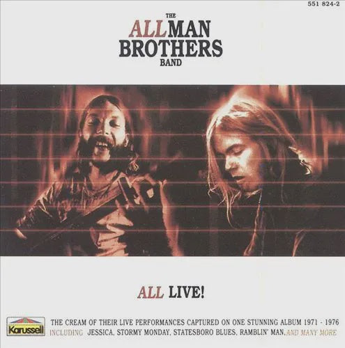 ALLMAN BROTHERS BAND THE- ALL LIVE CD VG