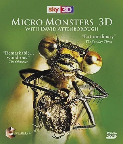 MICRO MONSTERS 3D-DAVID ATTENBOROUGH-BLURAY EX