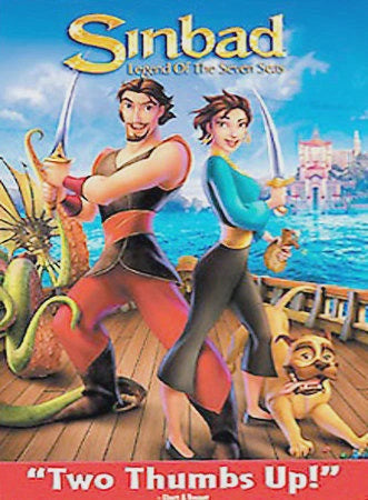 SINBAD LEGEND OF THE SEVEN SEAS- REGION ONE DVD NM