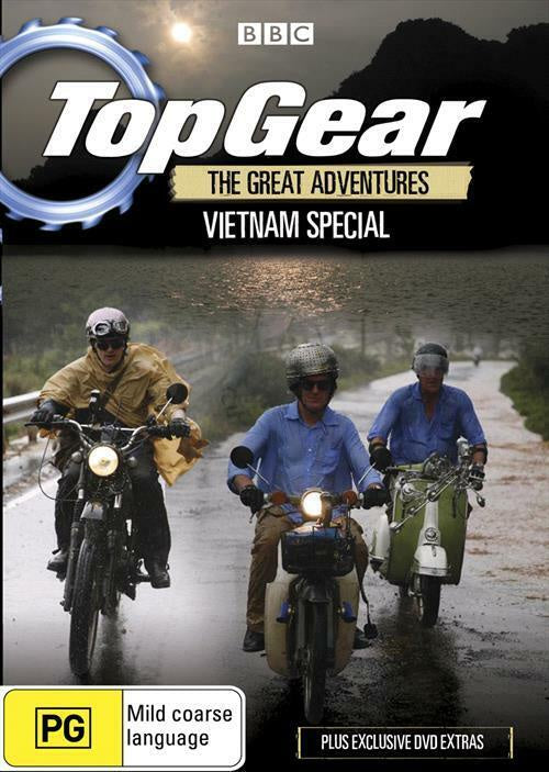 top gear presented by TOP GEAR - THE GREAT ADVENTURES VIETNAM SPECIAL DVD VG