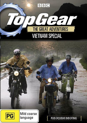 TOP GEAR - THE GREAT ADVENTURES VIETNAM SPECIAL DVD VG.