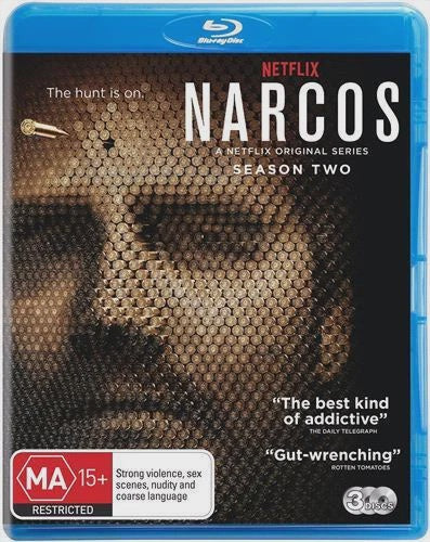 NARCOS- SEASON TWO 3BLURAY NM