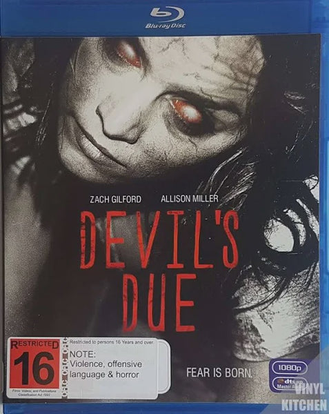 DEVILS DUE- BLURAY NM