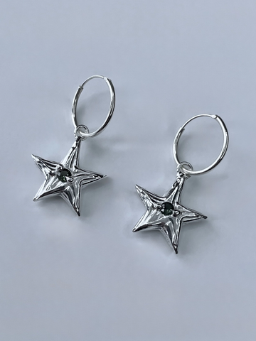 BEBE MAE - STAR EARRINGS TOURMALINE *NEW*