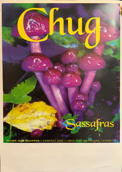 CHUG-SASSAFRAS ORIGINAL GIG POSTER EX