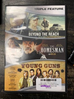 BEYOND THE REACH + HOMESMAN + YOUNG GUNS REGION ONE 3DVD NM