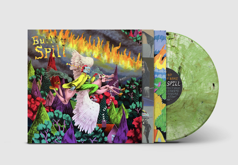 BUILT TO SPILL-WHEN THE WIND FORGETS YOUR NAME CLEAR/ GREEN MARBLE VINYL LP NM COVER EX
