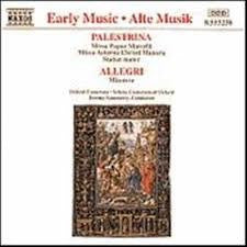 PALESTRINA - ALLEGRI - CHORAL WORKS CD VG