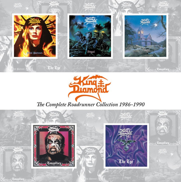 KING DIAMOND-THE COMPLETE ROADRUNNER COLLECTION 1986-1990 5CD VG+