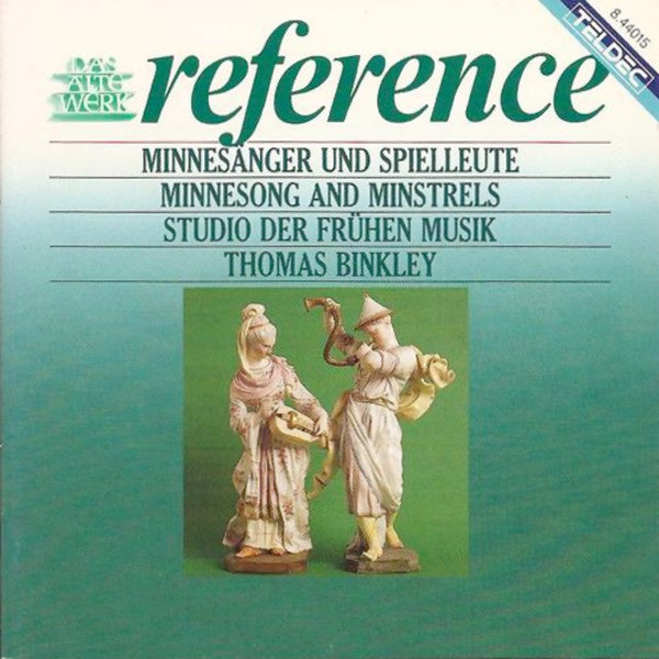 EARLY MUSIC QUARTET-MINNESANGER UND SPIELLEUTE BINKLEY CD VG