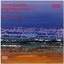 MENDELSSOHN - SONGS WITHOUT WORDS VOL 1 CD VG