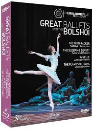 GREAT BALLETS FROM THE BOLSHOI 4DVD *NEW*