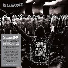 DISCHARGE-PROTEST & SURVIVE BLACK/ WHITE SPLATTER VINYL 2LP *NEW*