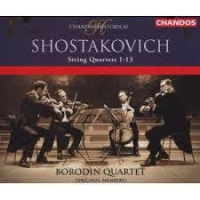 SHOSTAKOVICH-STRING QUARTETS 1-13 BORODIN QUARTET 4CD *NEW*