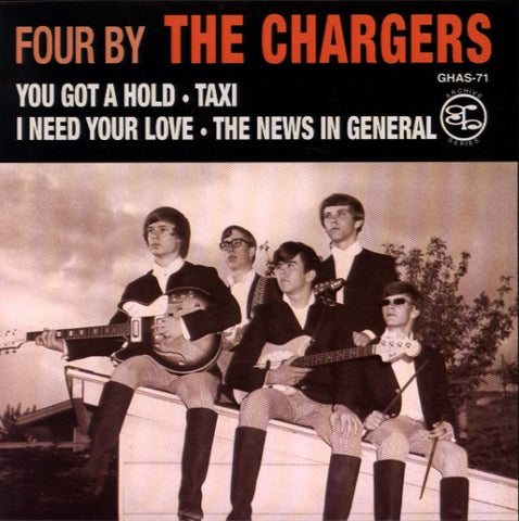 CHARGERS THE-FOUR BY THE CHARGERS 7'' EP VG+ COVER EX