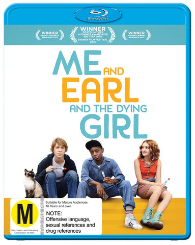 ME AND EARL AND THE DYING GIRL BLURAY VG+