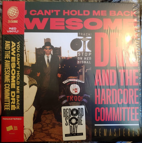 AWESOME DRE & THE HARDCORE COMMITTEE-YOU CAN'T HOLD ME BACK RED VINYL LP *NEW* was $55.99 now...