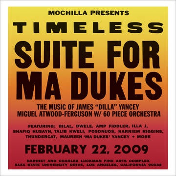 MOCHILLA PRESENTS TIMELESS: SUITE FOR MA DUKES-VARIOUS ARTISTS 2LP *NEW*