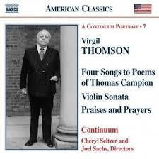 THOMSON VIRGIL - VOCAL AND CHAMBER MUSIC CD *NEW*